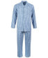 ფოტო #1 პროდუქტის Men's Small Window Plaid Pajama Set, Created for Macy's