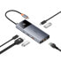 Фото #8 товара 6w1 HUB Adapter USB-C do USB-A / USB-C / PD / HDMI / RJ-45 czarny