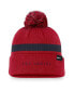 Фото #2 товара Men's Red St. Louis Cardinals Hometown Peak Cuffed Knit Hat with Pom