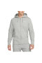Фото #1 товара Sportswear Full Zip Club Grey Hoodie Jacket Erkek Sweatshirt Cz4147-063