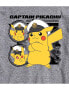 Фото #4 товара Hybrid Apparel Captain Pikachu Men's Short Sleeve Tee