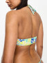 Фото #5 товара Only halter neck bikini top in yellow floral