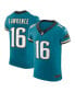 ფოტო #1 პროდუქტის Men's Trevor Lawrence Teal Jacksonville Jaguars Prowler Throwback Vapor F.U.S.E. Elite Jersey