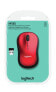 Фото #4 товара Logitech Wireless Mouse M185 - Ambidextrous - Optical - RF Wireless - 1000 DPI - Black - Red