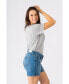 ფოტო #2 პროდუქტის Plus Size Side Vent Shorts