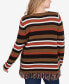 Plus Size Spice It Up Printed Long Sleeve Sweater Dark Nutmeg Multi, 2X - фото #2