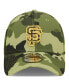 ფოტო #3 პროდუქტის Men's Camo San Francisco Giants 2022 Armed Forces Day 39THIRTY Flex Hat