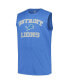 Men's Aidan Hutchinson Blue Detroit Lions Big Tall Muscle Tank Top