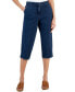 Фото #1 товара Women's Denim Comfort Capri Pants, Created for Macy's