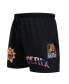 Фото #3 товара Men's Black Phoenix Suns City Scape Mesh Shorts
