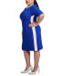 Фото #5 товара Women's Ellen Faux-Suede-Trim Bodycon Dress