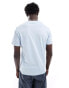 GANT central small logo t-shirt in light blue