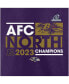 ფოტო #2 პროდუქტის Men's Purple Baltimore Ravens 2023 AFC North Division Champions Conquer T-shirt