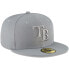 Фото #3 товара [70587764] Mens New Era MLB TAMPA BAY RAYS 5950 FITTED - STORM GREY