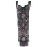 Фото #3 товара Corral Boots Studded Tooled Inlay Snip Toe Cowboy Womens Black Dress Boots E153