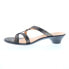 Think! Soso 84503-1-N23 Womens Gray Leather Slip On Heeled Sandals Shoes