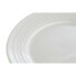 Flat Plate DKD Home Decor White Porcelain 19 x 19 x 2 cm