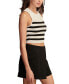 Women's Striped Sweater-Knit Tank