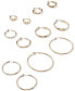 ფოტო #4 პროდუქტის Tapered Medium Hoop Earrings