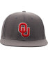 Фото #4 товара Men's Charcoal Oklahoma Sooners Team Color Fitted Hat