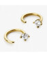 CZ Hoop Earrings - Cassie