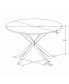 Фото #5 товара 47.24" Modern Cross Leg Round Dining Table