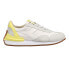 Фото #1 товара Diadora Equipe Mad Italia Lace Up Mens White, Yellow Sneakers Casual Shoes 1771