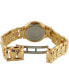 Фото #2 товара Men's 23k Gold Plated Dress Bracelet Watch