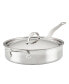 Фото #1 товара ProBond Clad Stainless Steel with Titum Nonstick 3-Quart Covered Saute Pan