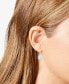 ფოტო #2 პროდუქტის Logo Drop Earrings in Sterling Silver