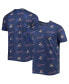 Фото #2 товара Men's Navy Tacoma Rainiers Allover Print Crafted T-shirt