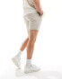 New Look slim chino shorts in stone Серый, W36 L32 - фото #5