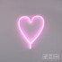 LED-Kinderzimmerleuchte Neon-Herz Typ A
