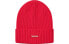 Фото #1 товара Шапка Supreme SS19 Overdyed Beanie Red Box Logo - красная, для мужчин, аксессуар, берет