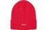 Шапка Supreme SS19 Overdyed Beanie Red Box Logo SUP-SS19-037