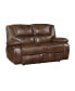 Фото #5 товара White Label Ouray 64" Leather Double Reclining Love Seat