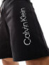 Фото #9 товара Calvin Klein degrade logo jersey shorts in black