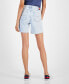 Women's Maddie Mid-Rise Denim Shorts Голубой, 26 - фото #2