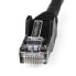 Фото #2 товара StarTech.com 7m CAT6 Ethernet Cable - LSZH (Low Smoke Zero Halogen) - 10 Gigabit 650MHz 100W PoE RJ45 10GbE UTP Network Patch Cord Snagless with Strain Relief - Black - CAT 6 - ETL Verified - 24AWG - 7 m - Cat6 - U/UTP (UTP) - RJ-45 - RJ-45