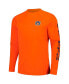 ფოტო #3 პროდუქტის Men's Orange Auburn Tigers Terminal Tackle Omni-Shade Raglan Long Sleeve T-shirt