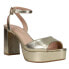 Фото #2 товара Chinese Laundry Theresa Metallic Platform Womens Gold Dress Sandals BTPP01P8E-7
