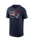 Фото #3 товара Men's Navy New England Patriots Essential Local Phrase T-shirt
