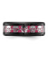 Stainless Steel Black IP-plated Skulls Inlay Band Ring