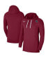 Men's Crimson Oklahoma Sooners Off-Field Performance Long Sleeve Hoodie T-shirt