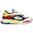 Фото #2 товара Puma RsFast Limits Lace Up Mens White Sneakers Casual Shoes 387740-02