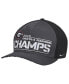 ფოტო #5 პროდუქტის Men's Black Georgia Bulldogs College Football Playoff 2022 Peach Bowl Champions Locker Room CL99 Adjustable Hat