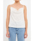 ფოტო #1 პროდუქტის Women's Sequins Cowl Neck Top