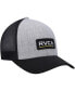 ფოტო #3 პროდუქტის Men's Heathered Gray HYL Ticket III Trucker Snapback Hat