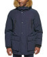 Фото #5 товара Men's Parka with a Faux Fur-Hood Jacket, Created for Macy's