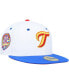 Фото #1 товара Men's White, Royal Toronto Blue Jays 30th Anniversary Cherry Lolli 59FIFTY Fitted Hat
